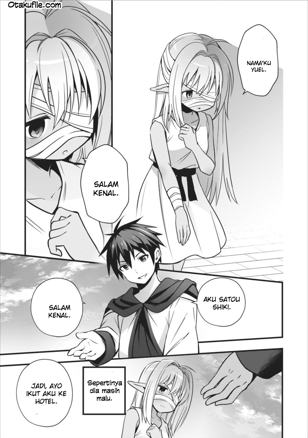 Isekai no Meikyuu Toshi de Chiyu Mahoutsukai Yattemasu chapter 1