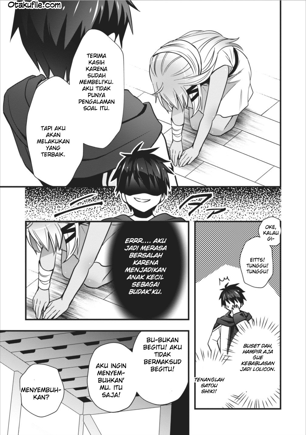 Isekai no Meikyuu Toshi de Chiyu Mahoutsukai Yattemasu chapter 1