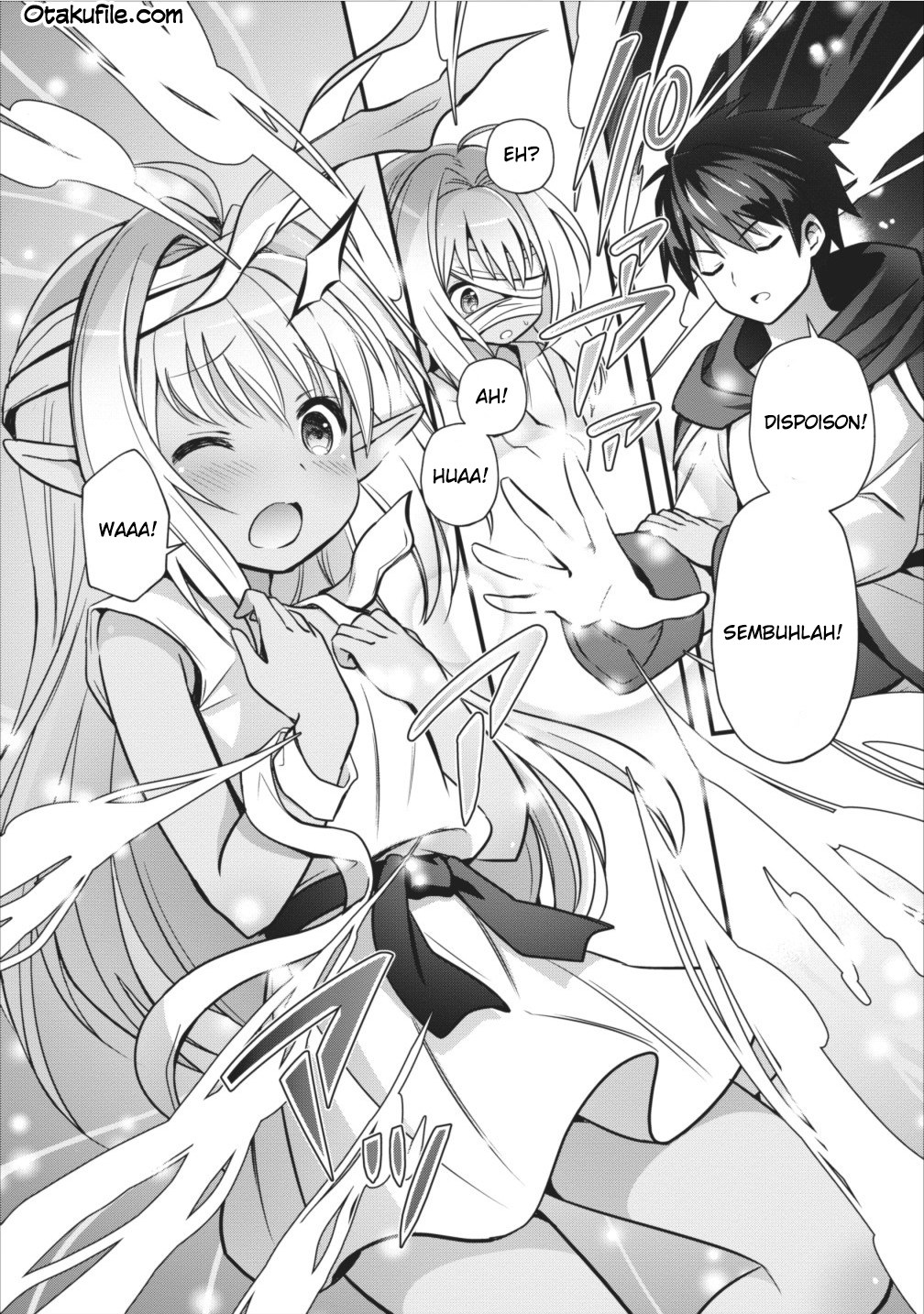 Isekai no Meikyuu Toshi de Chiyu Mahoutsukai Yattemasu chapter 1