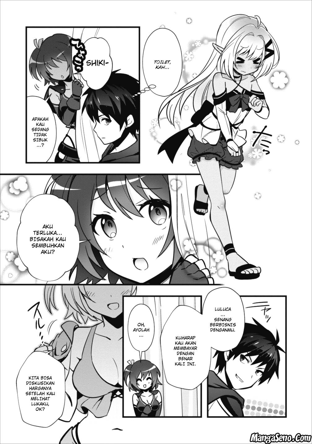 Isekai no Meikyuu Toshi de Chiyu Mahoutsukai Yattemasu chapter 4