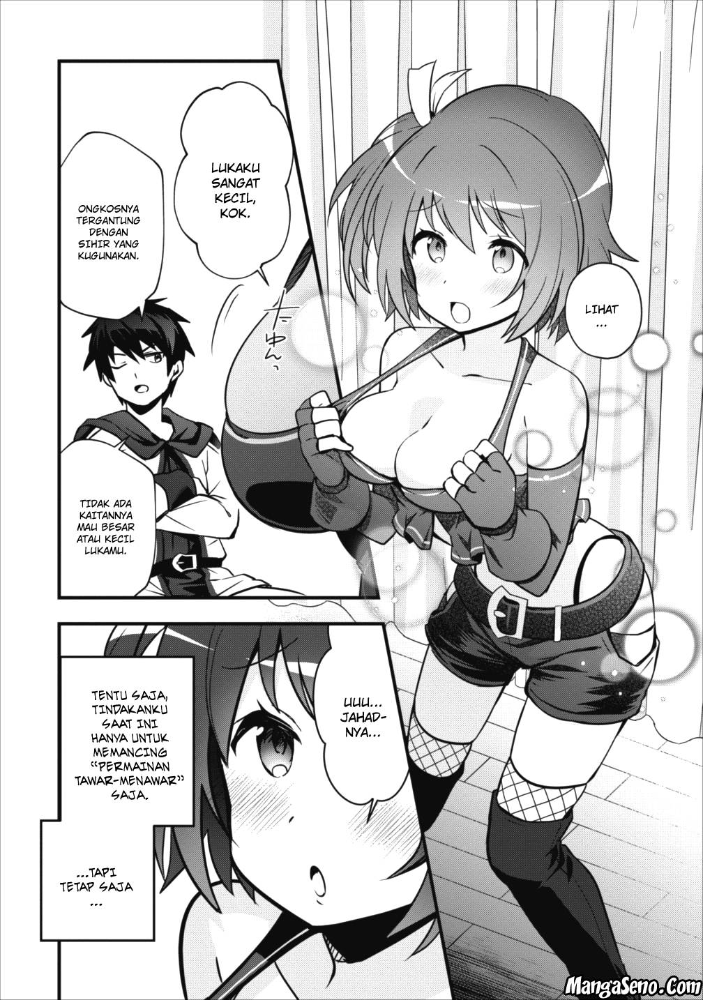 Isekai no Meikyuu Toshi de Chiyu Mahoutsukai Yattemasu chapter 4