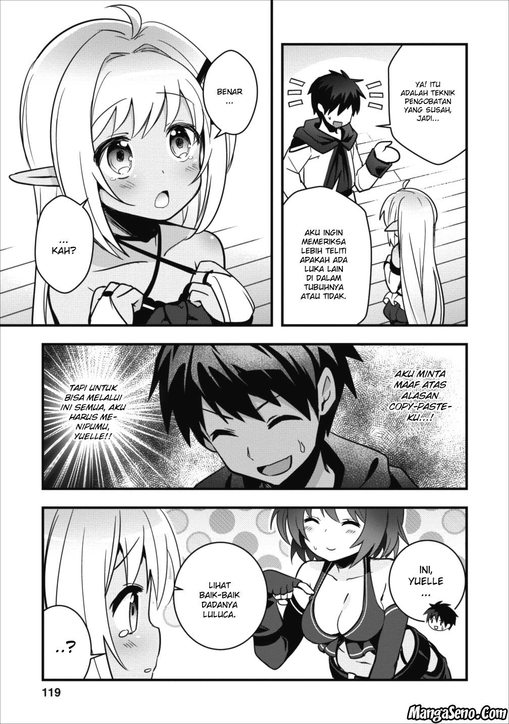 Isekai no Meikyuu Toshi de Chiyu Mahoutsukai Yattemasu chapter 4