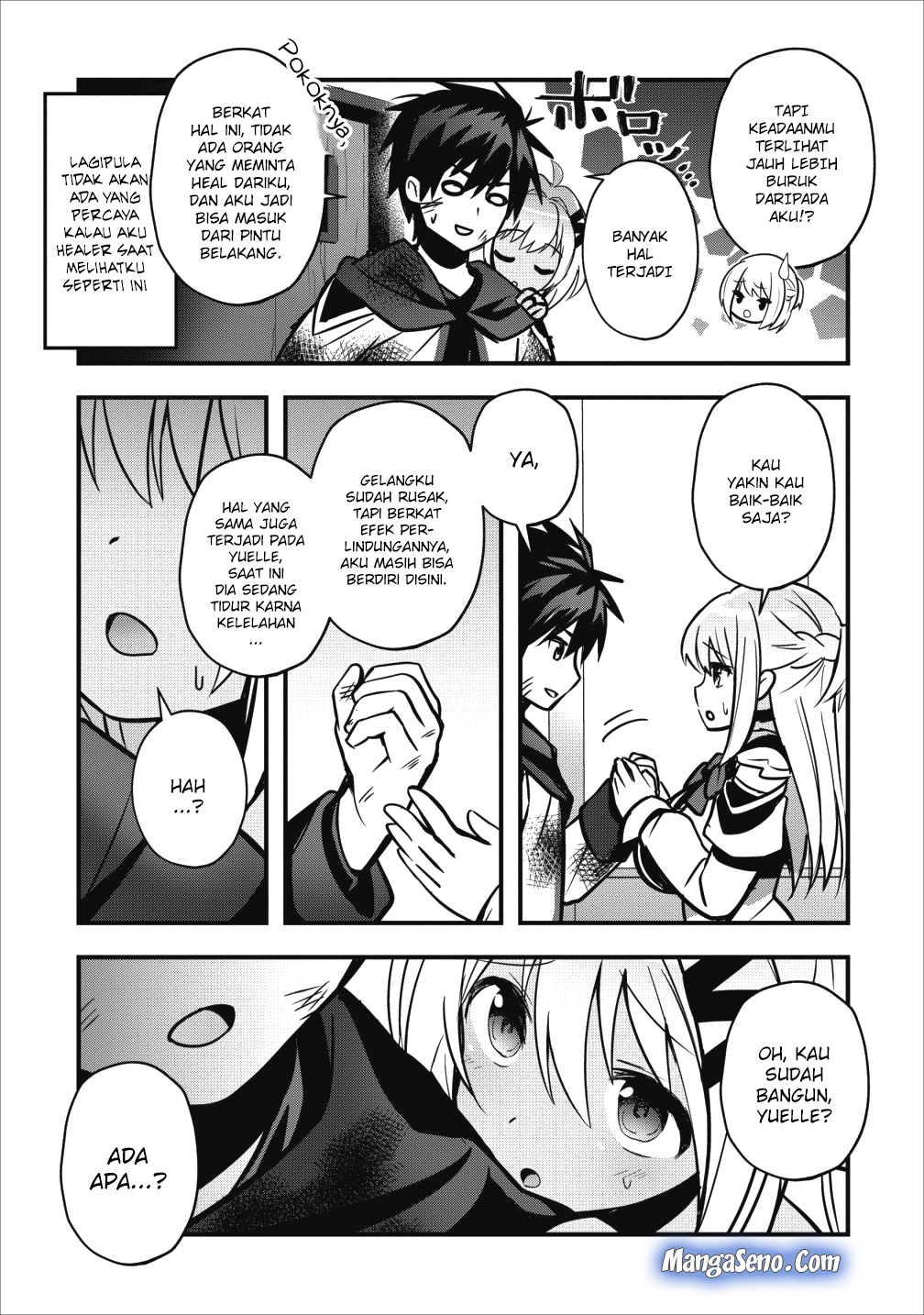 Isekai no Meikyuu Toshi de Chiyu Mahoutsukai Yattemasu chapter 10