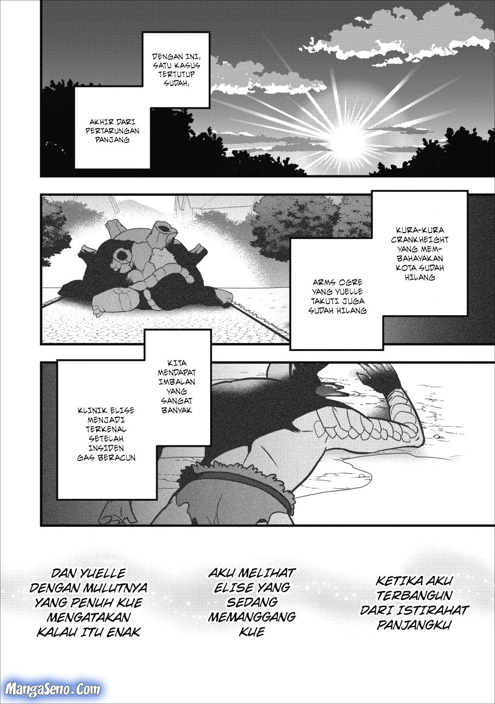 Isekai no Meikyuu Toshi de Chiyu Mahoutsukai Yattemasu chapter 10