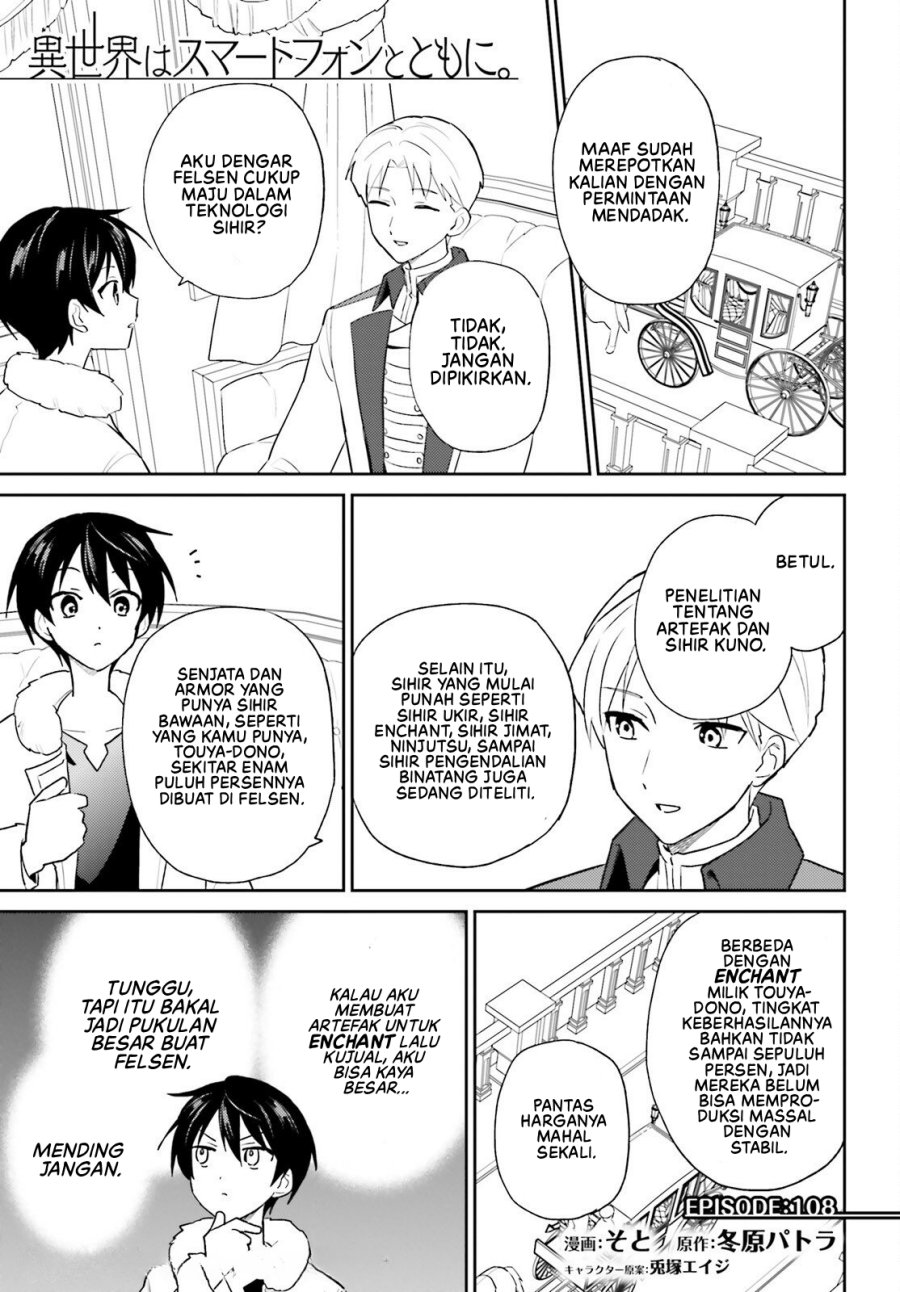 Isekai wa Smartphone to Tomo ni. Chapter 108 Bahasa Indonesia