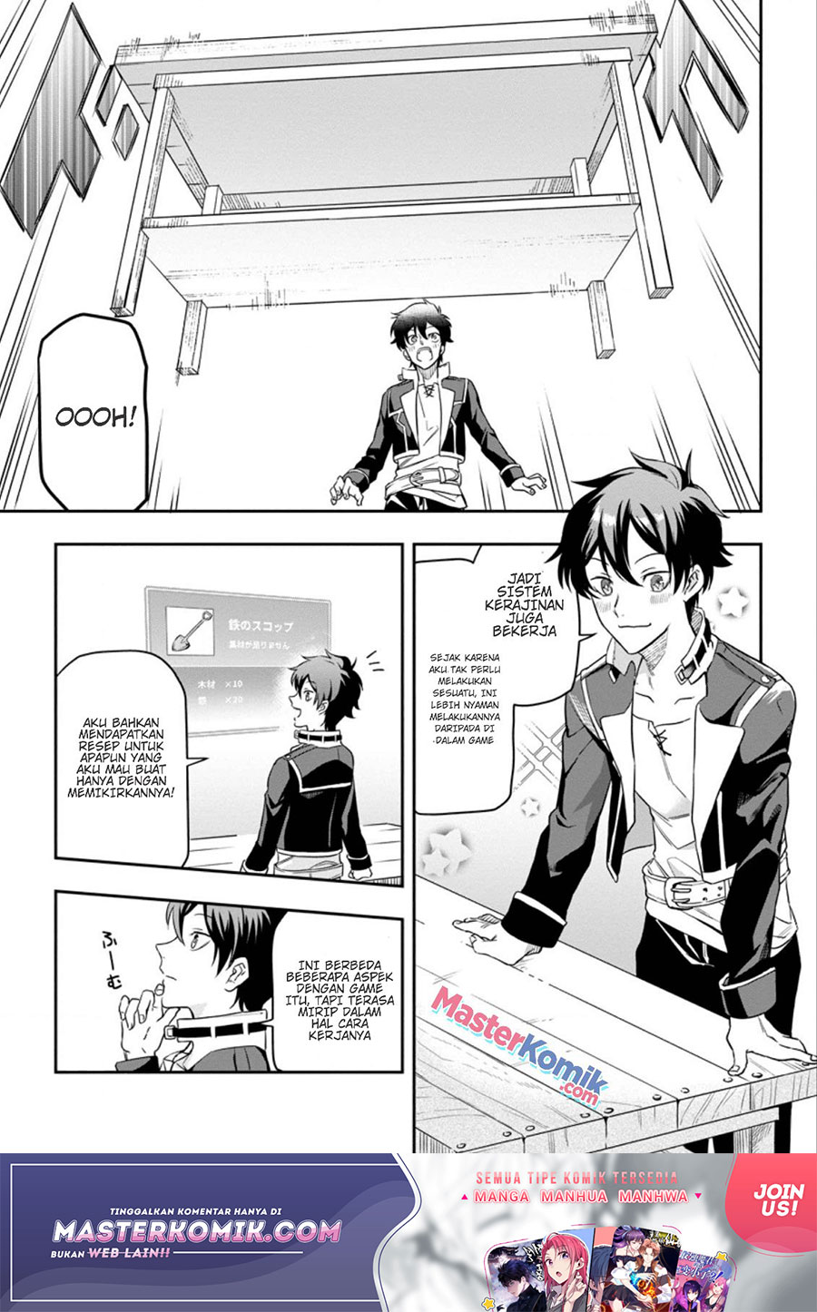 Isekai Craft Gurashi Jiyu Kimamana Seisan Shoku No Honobono Slow Life Chapter 01.2 Bahasa Indonesia