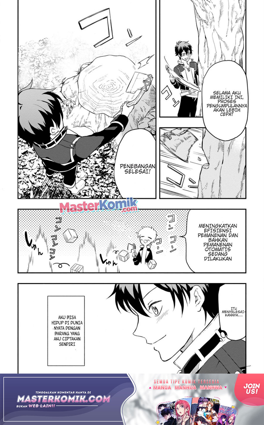 Isekai Craft Gurashi Jiyu Kimamana Seisan Shoku No Honobono Slow Life Chapter 01.2 Bahasa Indonesia