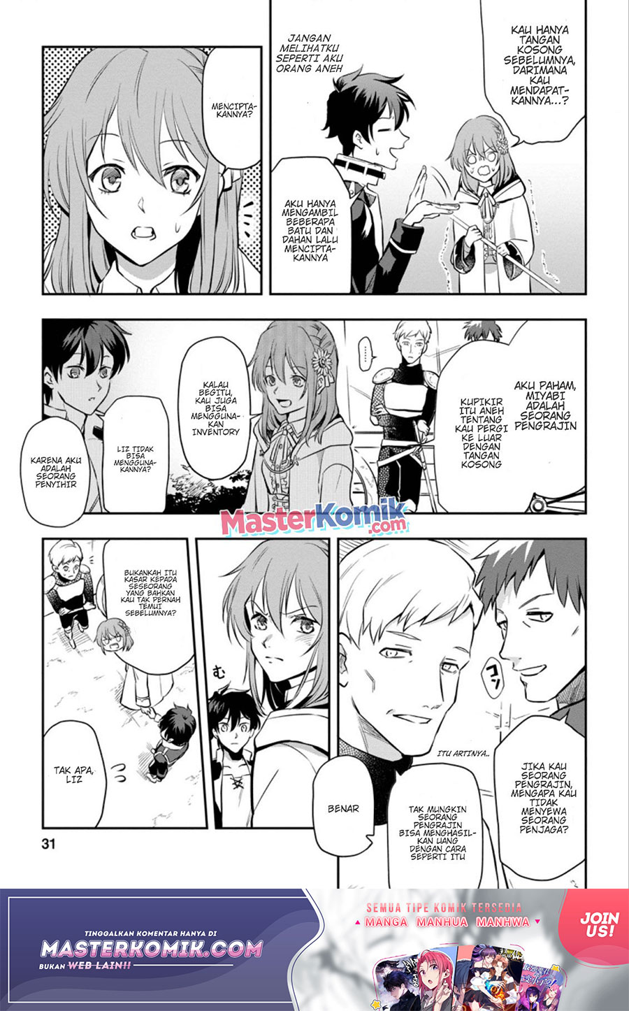 Isekai Craft Gurashi Jiyu Kimamana Seisan Shoku No Honobono Slow Life Chapter 01.2 Bahasa Indonesia