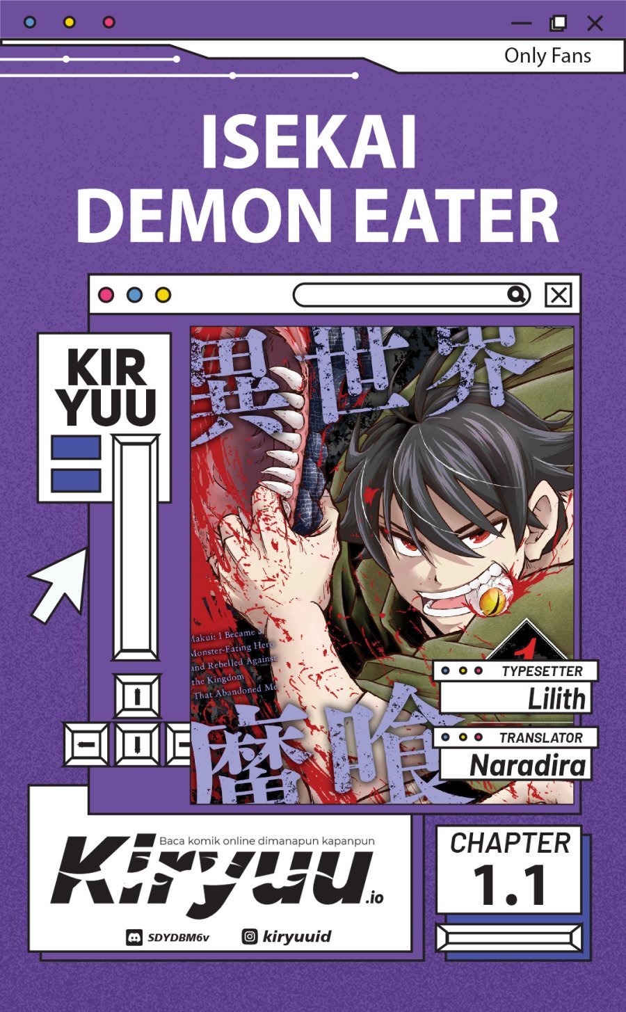 Isekai Demon Eater – I Became a Monster Eating Hero and Rebelled Against the Kingdom That Abandoned Me chapter 1