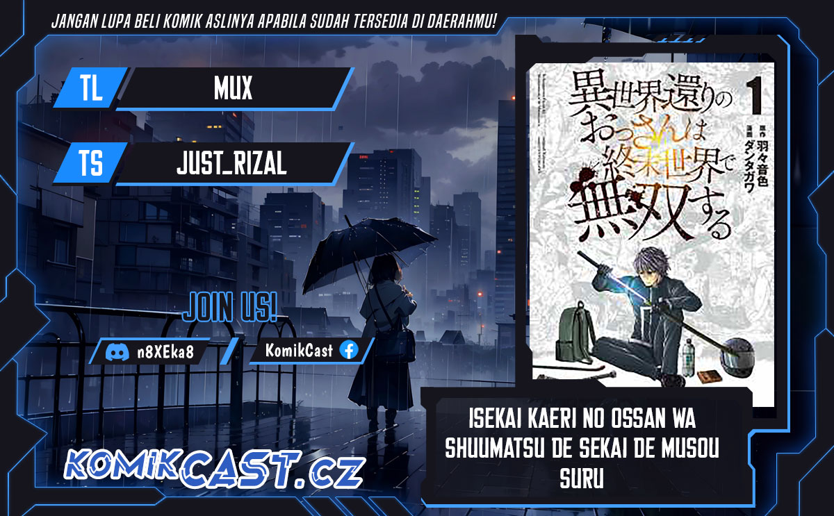 Isekai Kaeri no Ossan wa Shuumatsu de Sekai de Musou Suru chapter 15