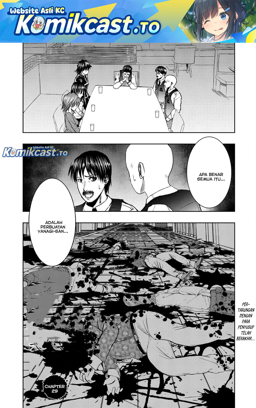 Isekai Kaeri no Ossan wa Shuumatsu de Sekai de Musou Suru Chapter 29 Bahasa Indonesia