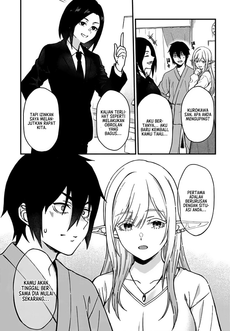 Isekai Kara Kita Elf to Tomo ni Sugosu Nichijou Chapter 01 Bahasa Indonesia