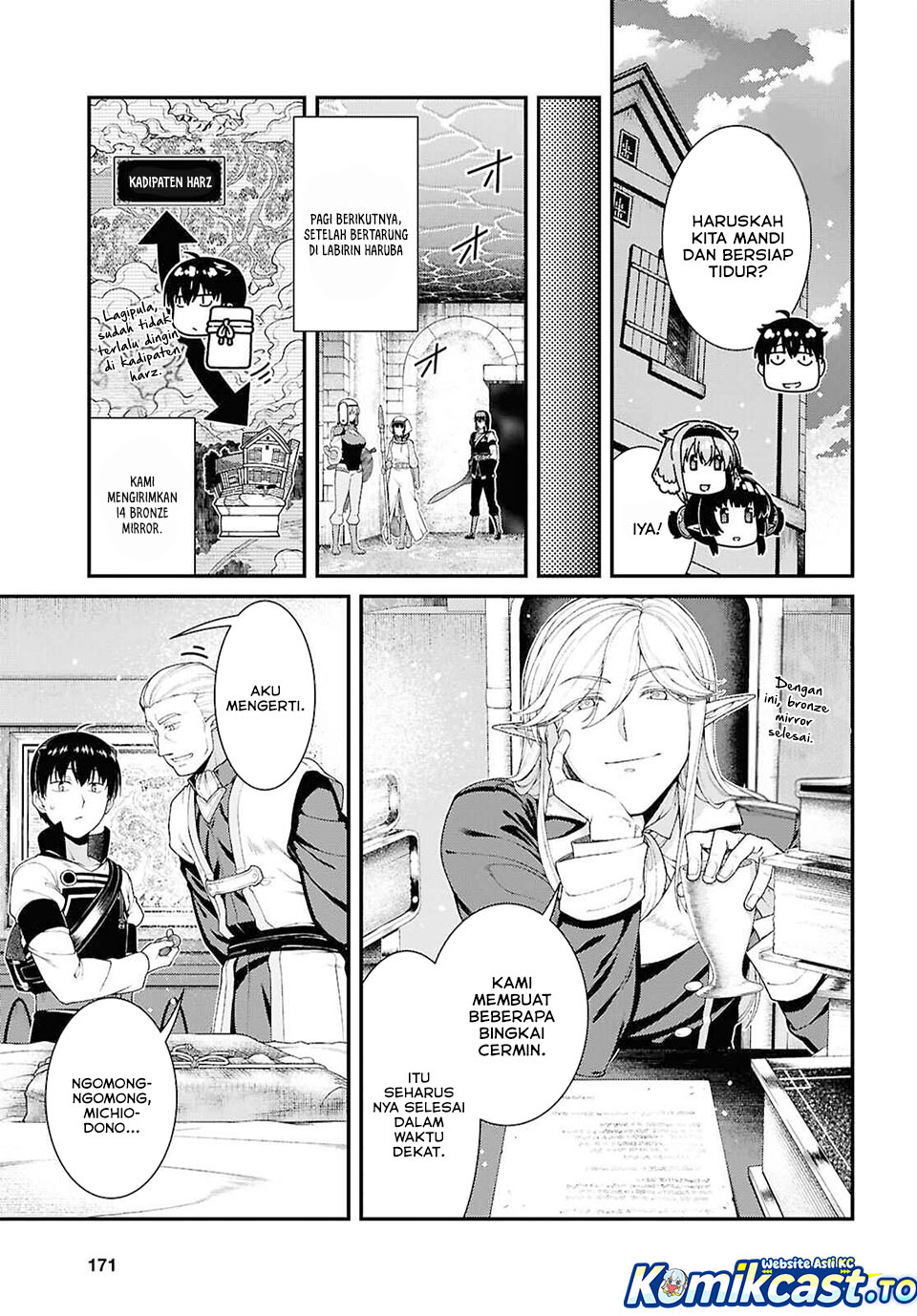 Isekai Meikyuu de Harem wo Chapter 101 Bahasa Indonesia