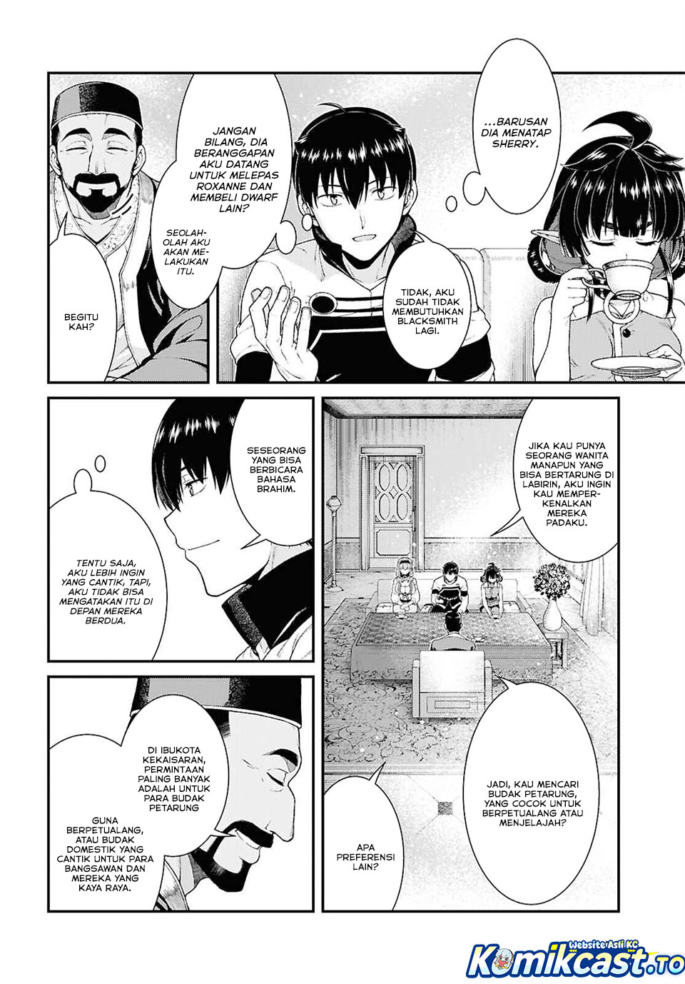 Isekai Meikyuu de Harem wo Chapter 101 Bahasa Indonesia