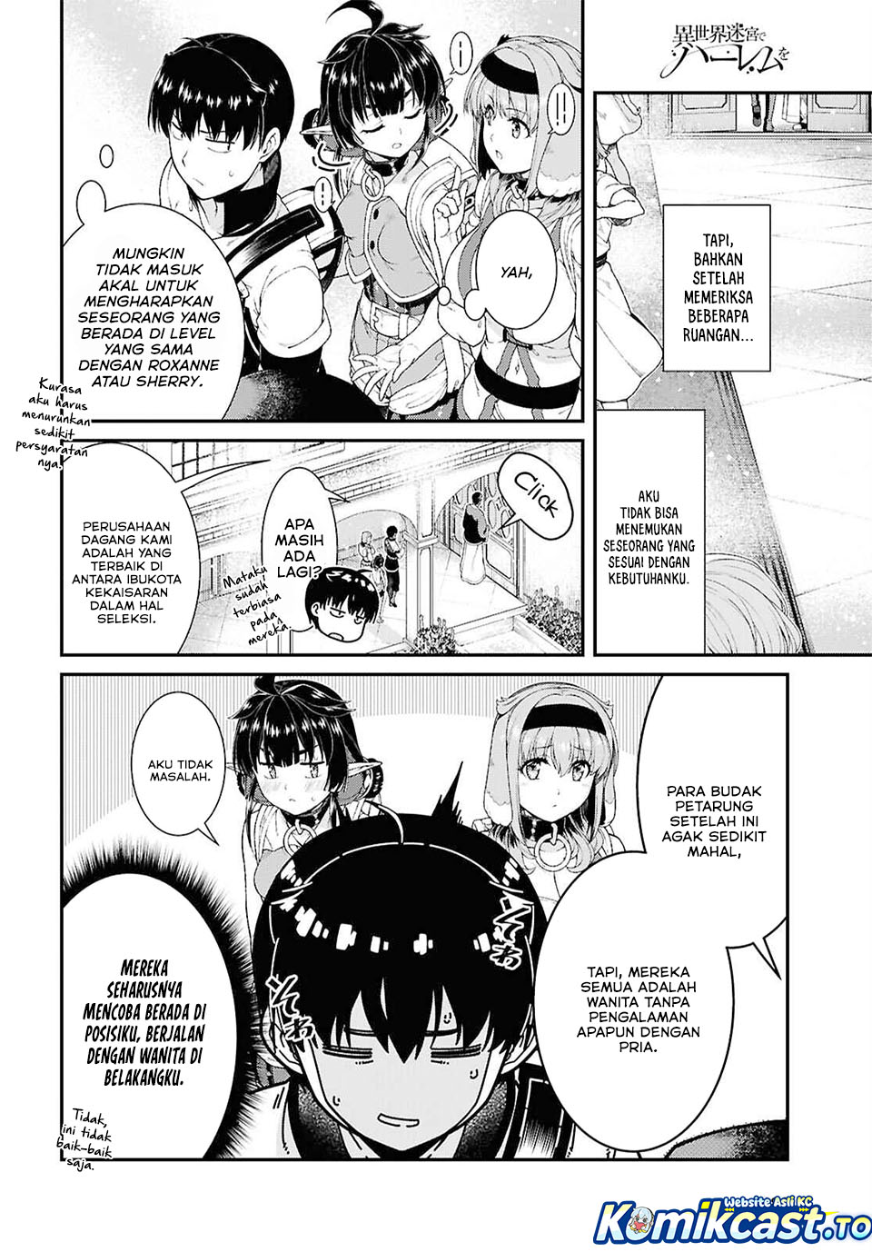 Isekai Meikyuu de Harem wo Chapter 101 Bahasa Indonesia
