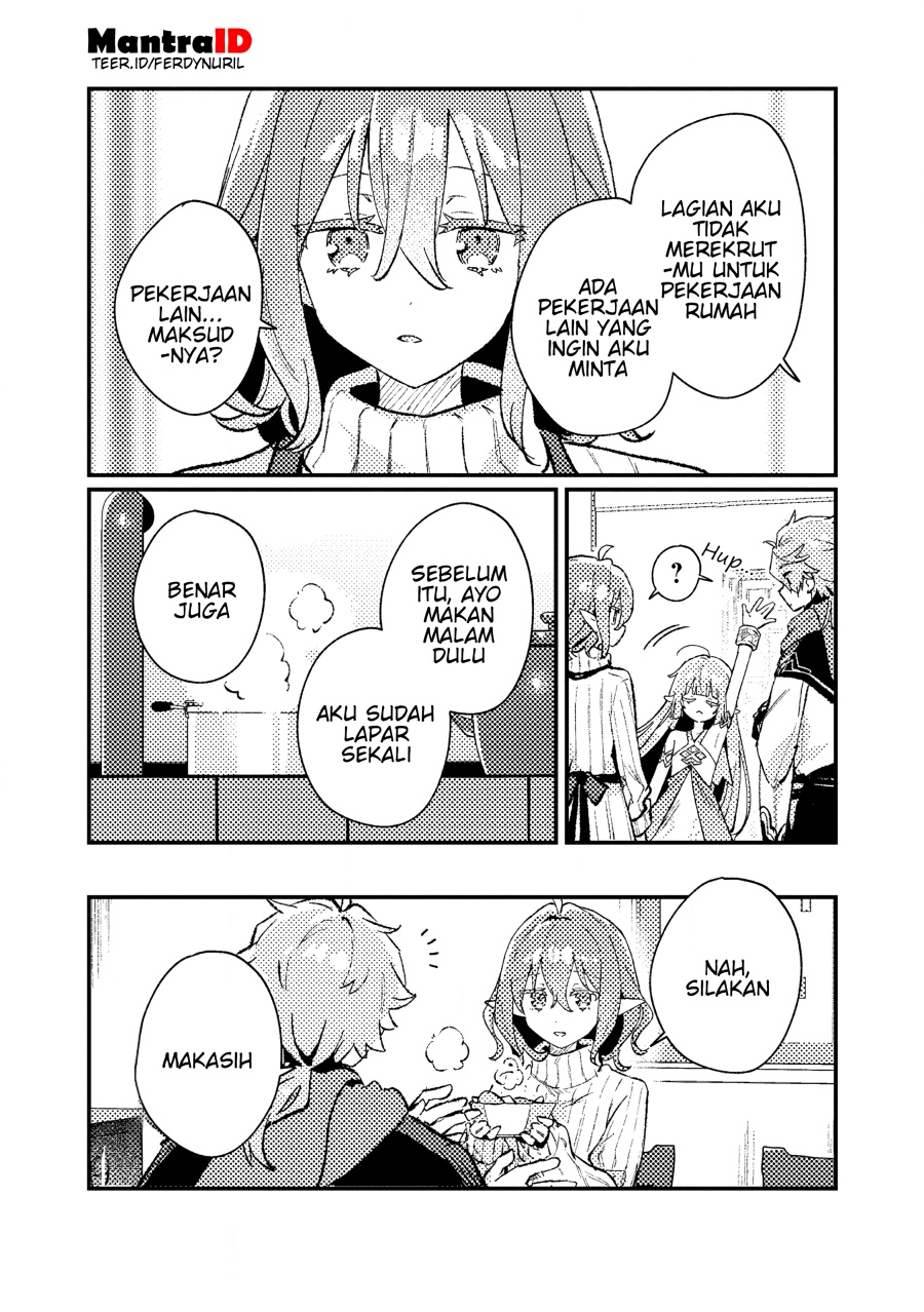 Isekai Shounin Skill  wo Kushi Shite, Yuuyuu Jiteki na Okanemochi Slow Life wo Okurimasu Chapter 17.2 Bahasa Indonesia