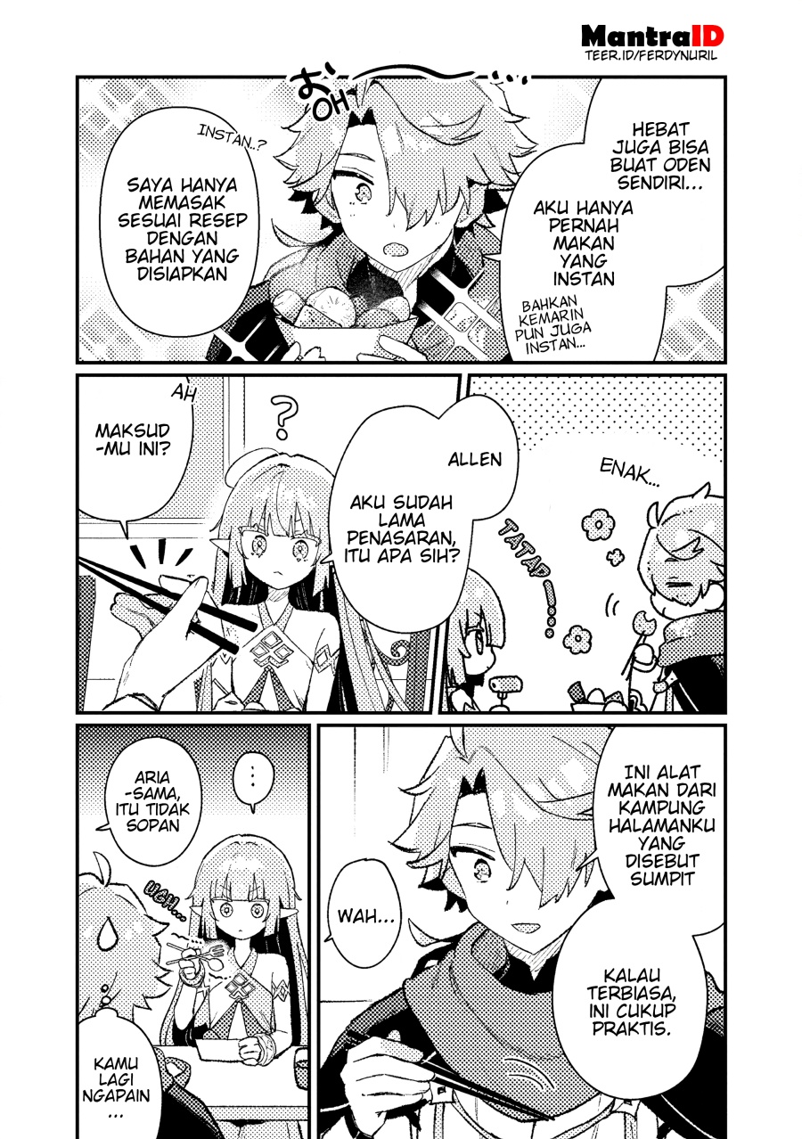 Isekai Shounin Skill  wo Kushi Shite, Yuuyuu Jiteki na Okanemochi Slow Life wo Okurimasu Chapter 17.2 Bahasa Indonesia