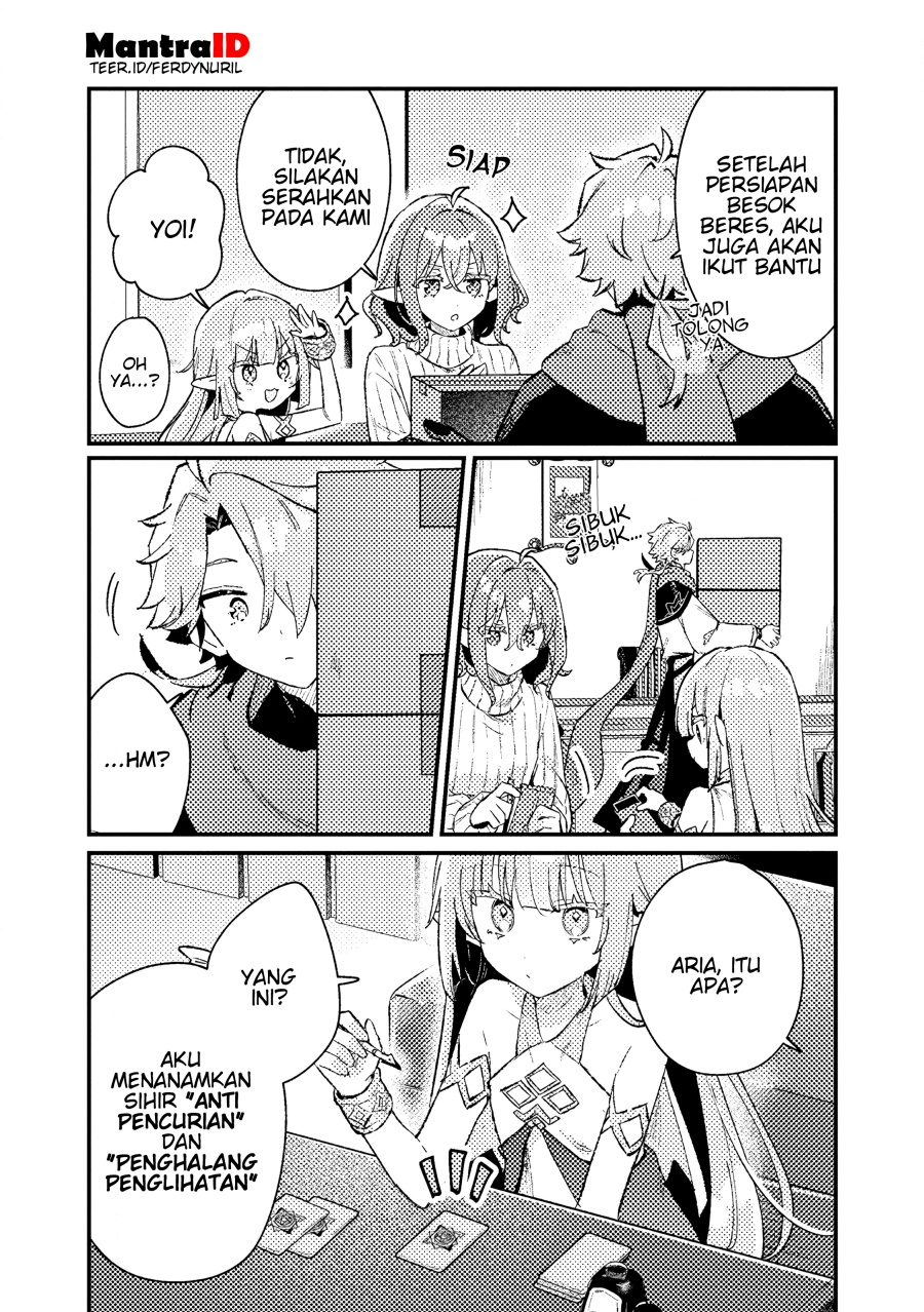 Isekai Shounin Skill  wo Kushi Shite, Yuuyuu Jiteki na Okanemochi Slow Life wo Okurimasu Chapter 17.2 Bahasa Indonesia
