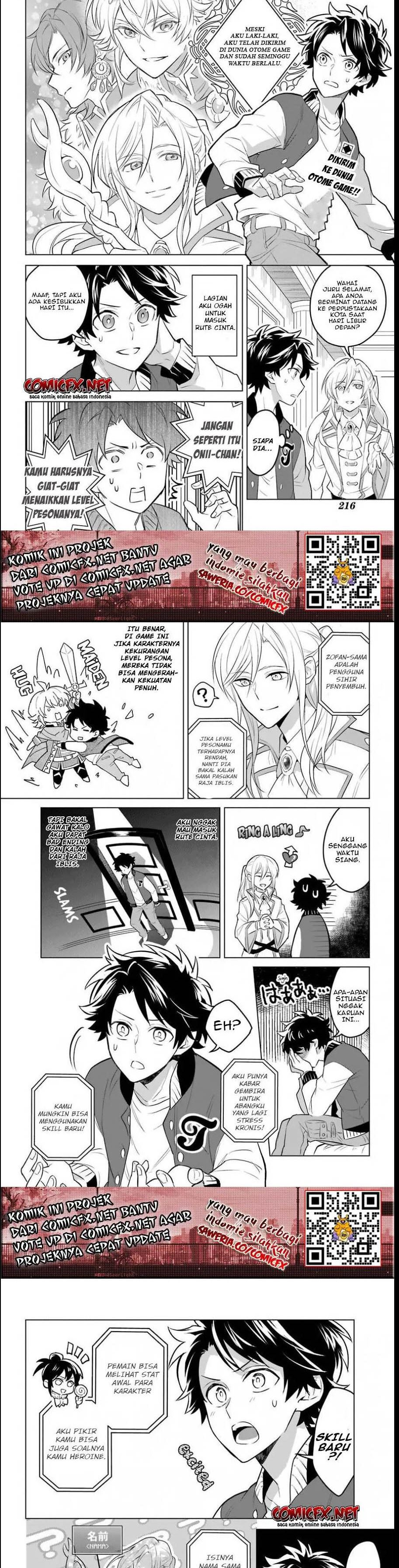 Isekai Tensei, Ore ga Otome ge de Kyuuseishu chapter 2