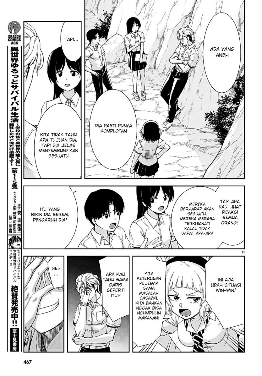 Isekai Yurutto Survival Seikatsu: Gakkou no Minna to Isekai no Mujintou ni Tenishitakedo Ore Dake Rakushou desu chapter 34