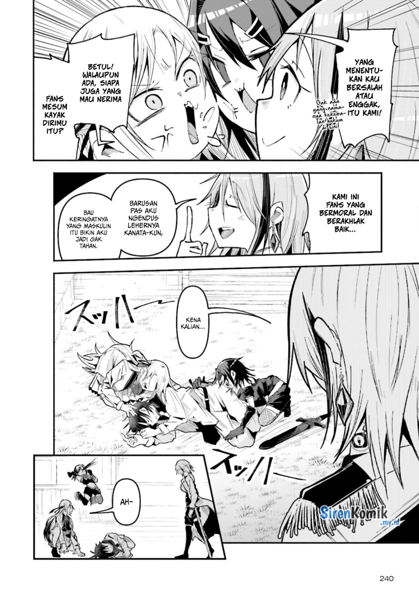 Isekai de Haishin Katsudou wo Shitara Tairyou no Yandere Shinja wo Umidashite Shimatta Ken Chapter 34 Bahasa Indonesia