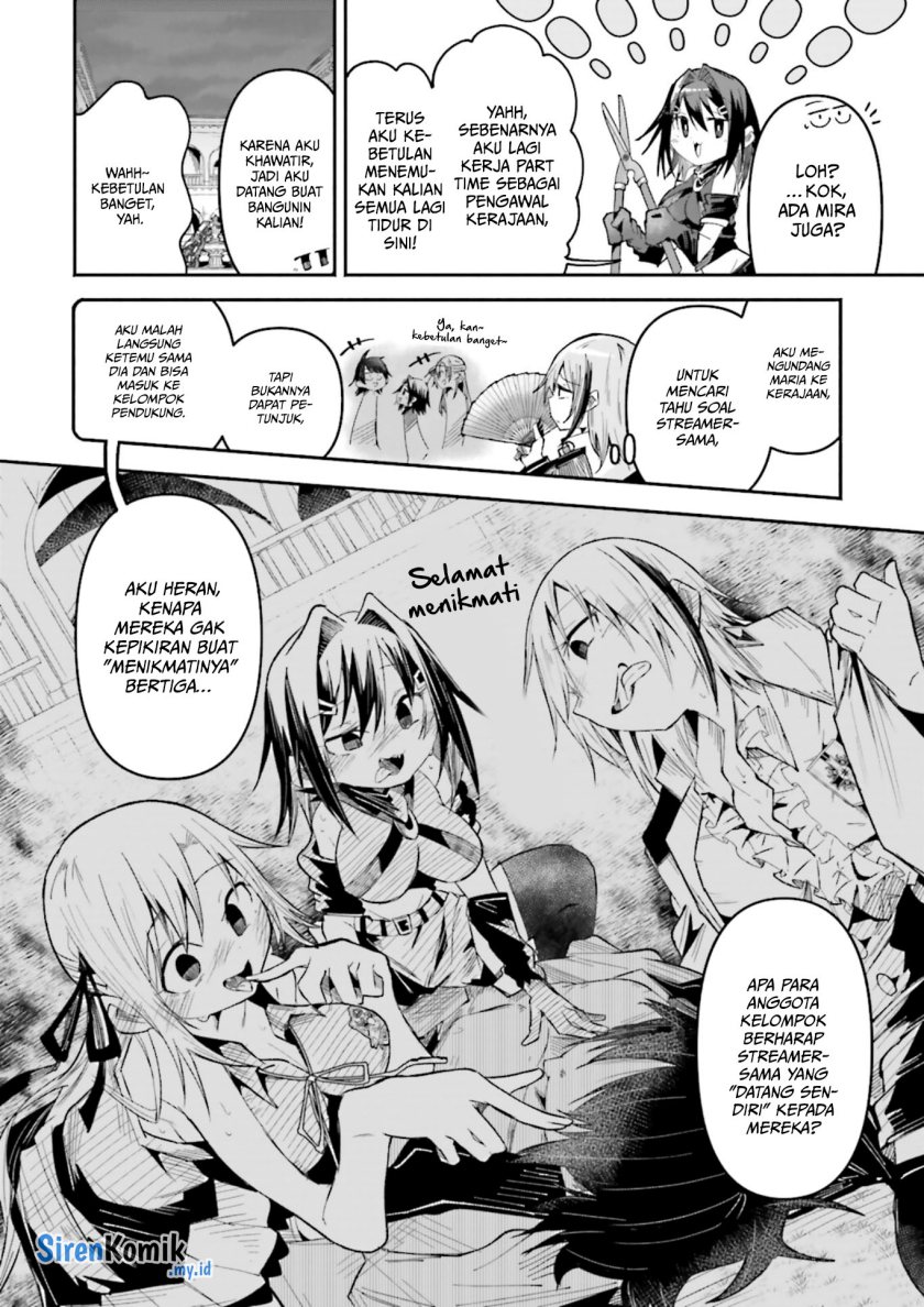 Isekai de Haishin Katsudou wo Shitara Tairyou no Yandere Shinja wo Umidashite Shimatta Ken Chapter 34 Bahasa Indonesia