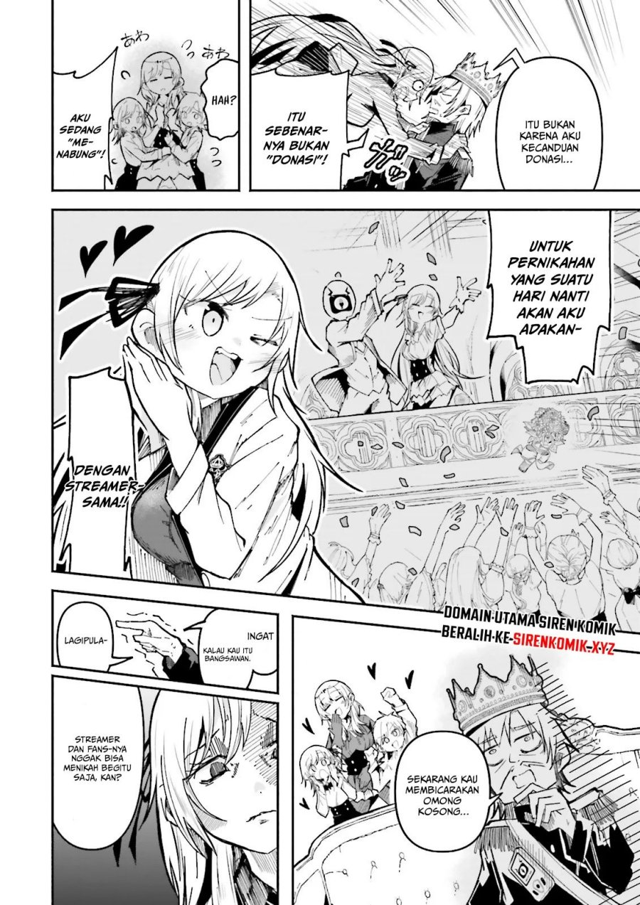 Isekai de Haishin Katsudou wo Shitara Tairyou no Yandere Shinja wo Umidashite Shimatta Ken Chapter 51 Bahasa Indonesia