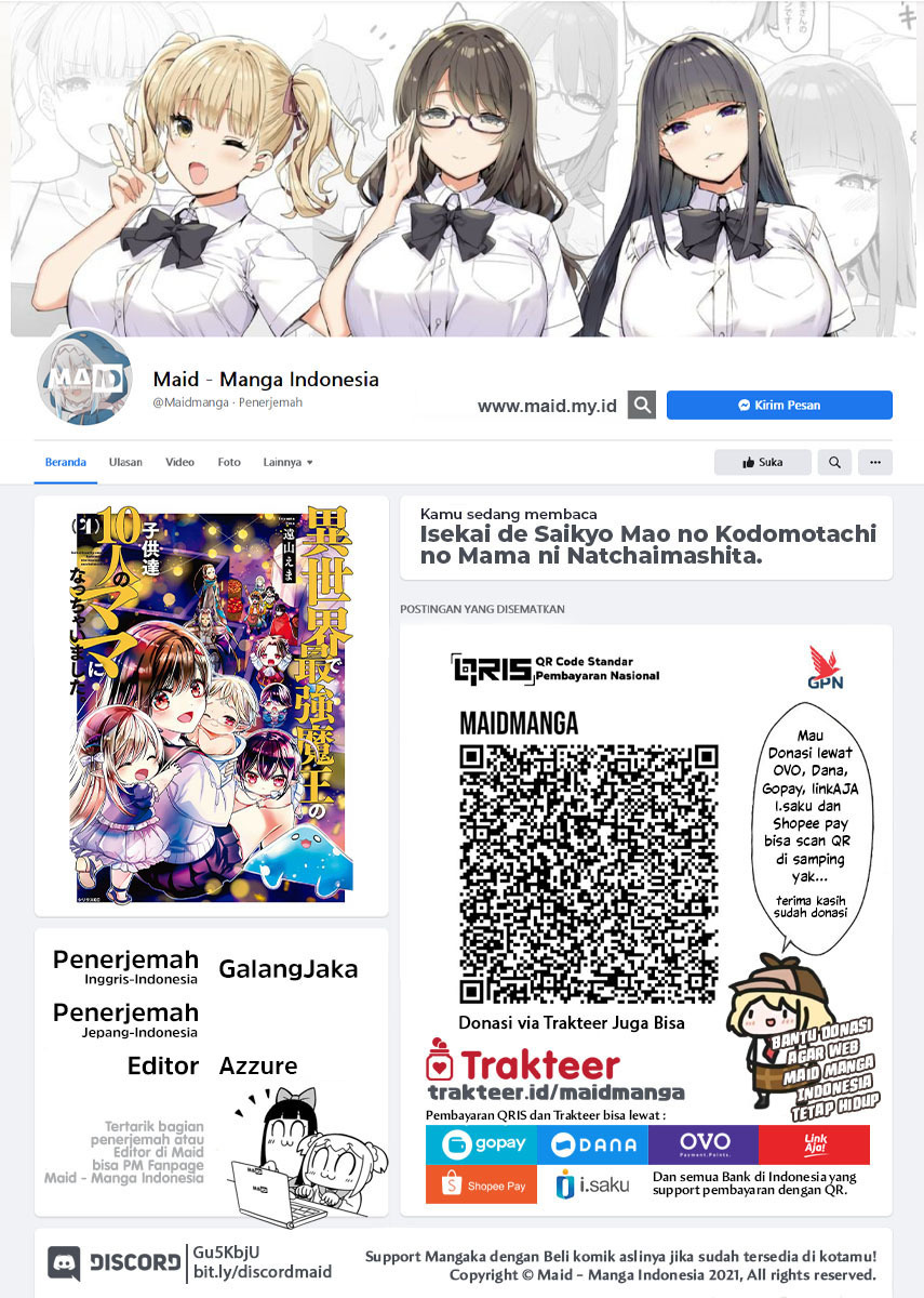 Isekai de Saikyo Mao no Kodomotachi no Mama ni Natchaimashita chapter 8