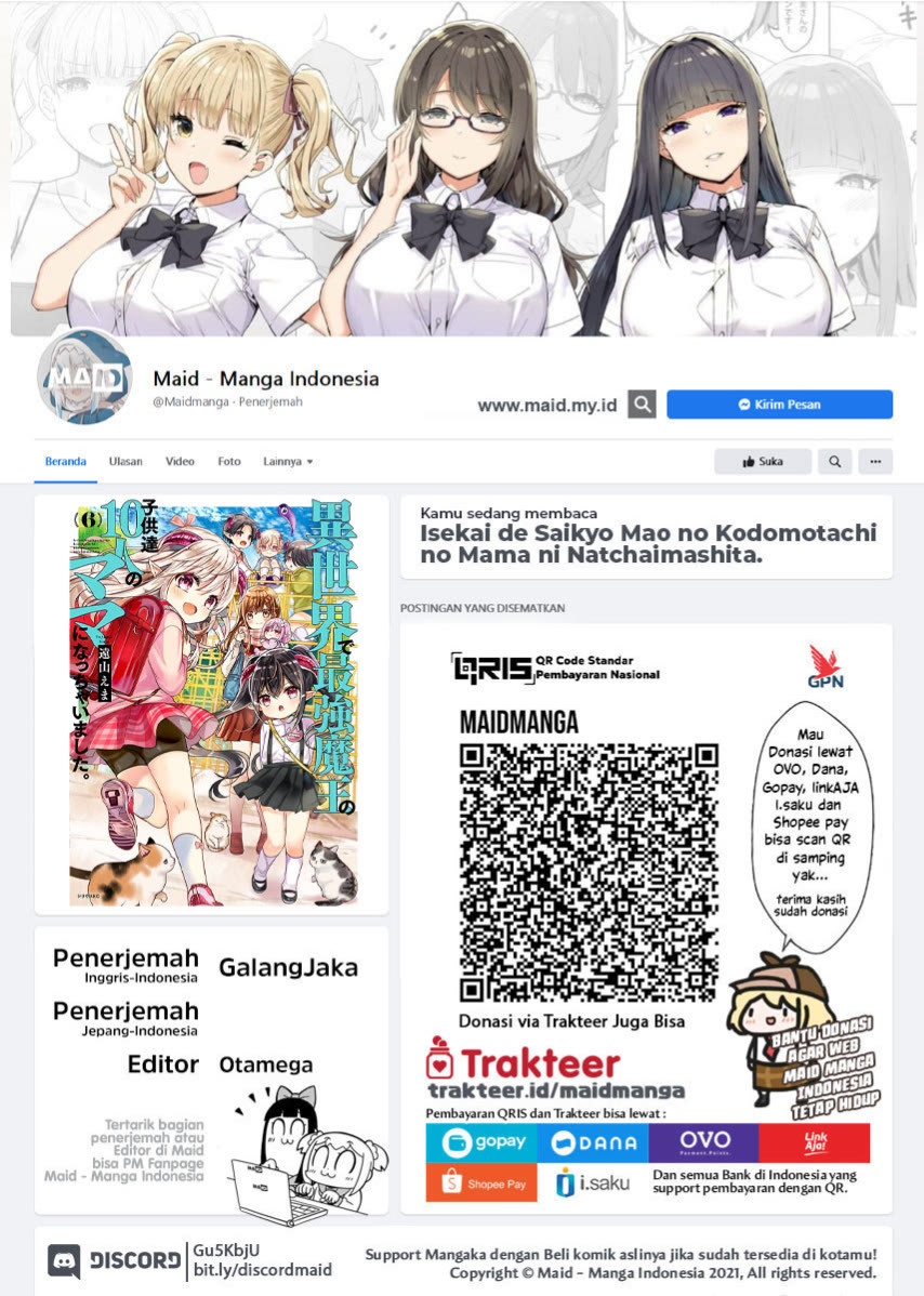 Isekai de Saikyo Mao no Kodomotachi no Mama ni Natchaimashita chapter 28