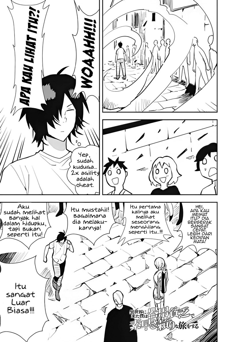 Isekai ni Kita Boku wa Kiyoubinbode Subaya-sa Tayorina Tabi o Suru Chapter 20 Bahasa Indonesia
