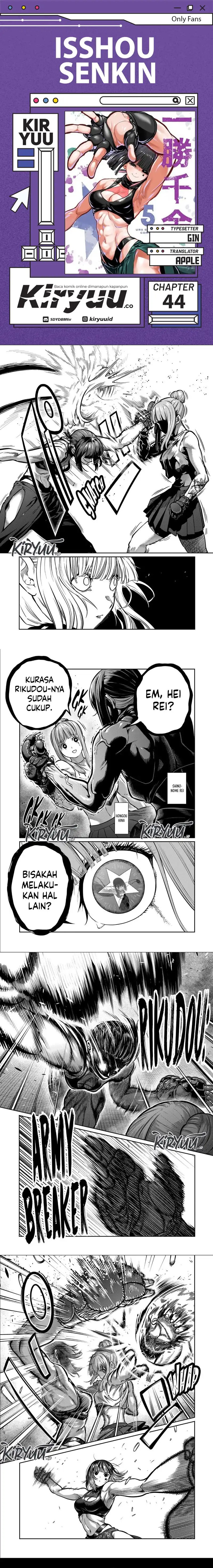 Isshou Senkin Chapter 44 Bahasa Indonesia