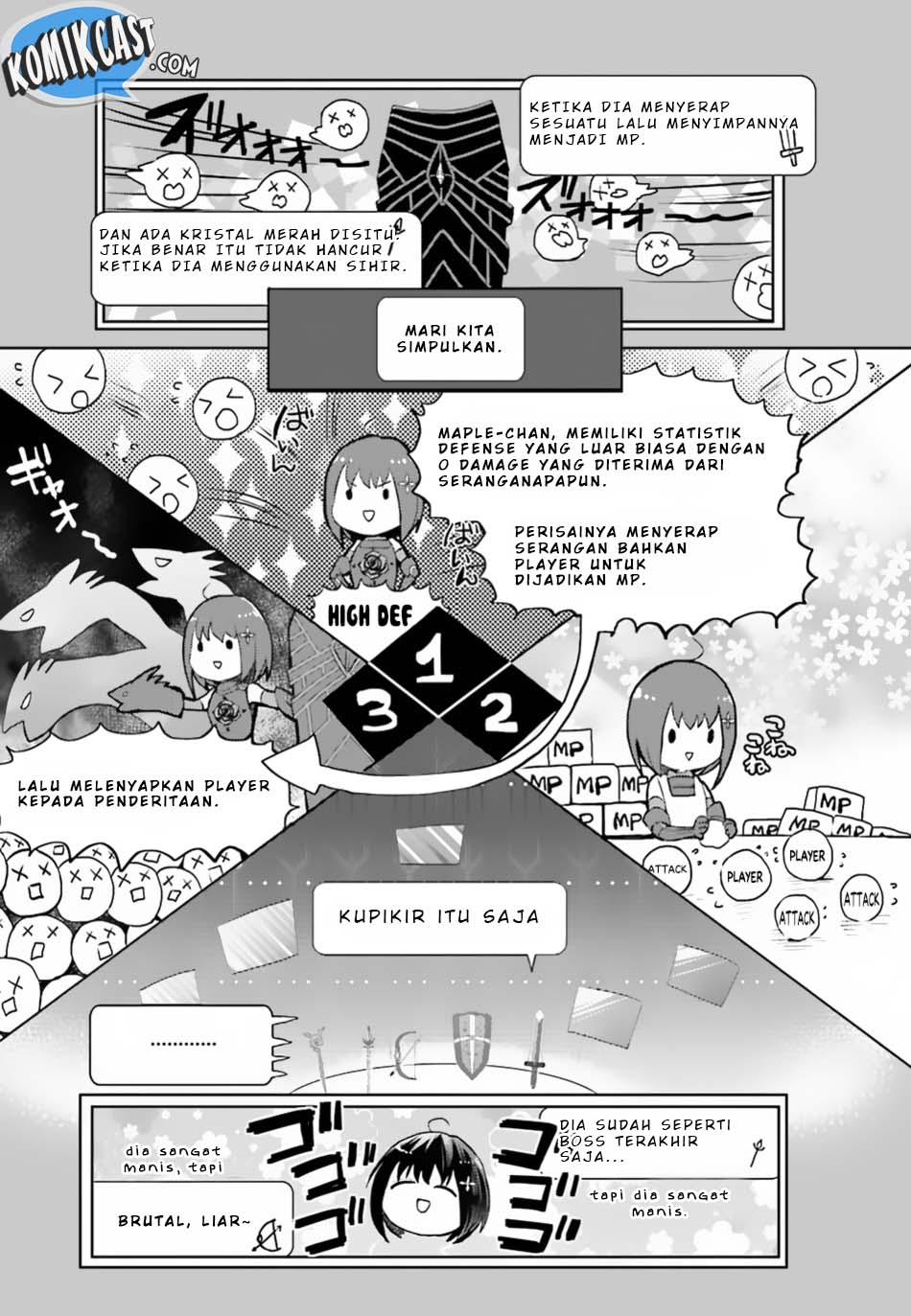 Itai no wa Iya nanode Bougyo-Ryoku ni Kyokufuri Shitai to Omoimasu Chapter 04 Bahasa Indonesia