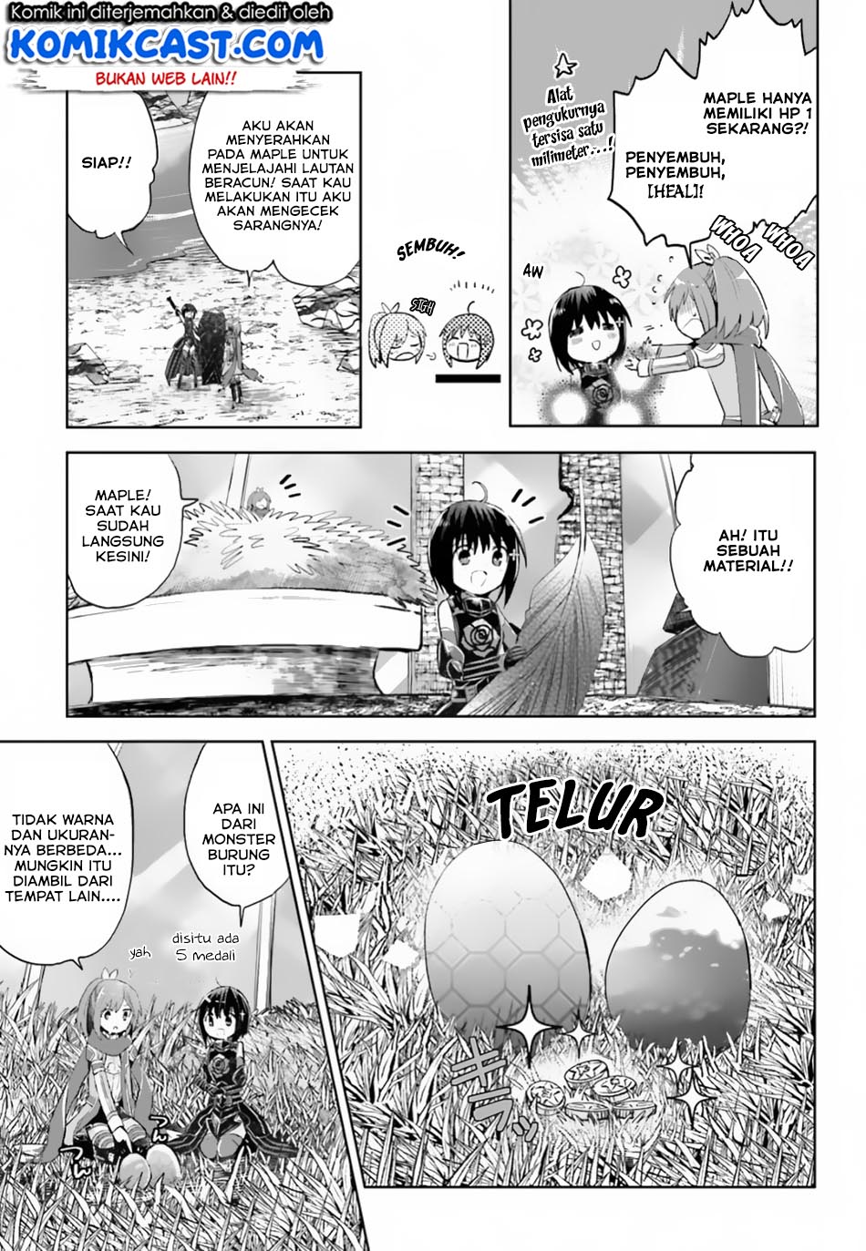 Itai no wa Iya nanode Bougyo-Ryoku ni Kyokufuri Shitai to Omoimasu Chapter 12.1 Bahasa Indonesia