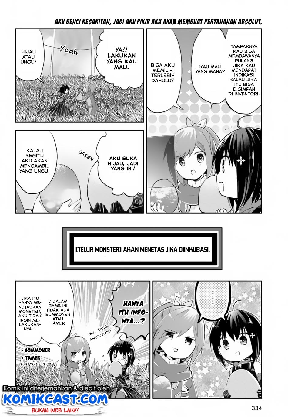 Itai no wa Iya nanode Bougyo-Ryoku ni Kyokufuri Shitai to Omoimasu Chapter 12.1 Bahasa Indonesia