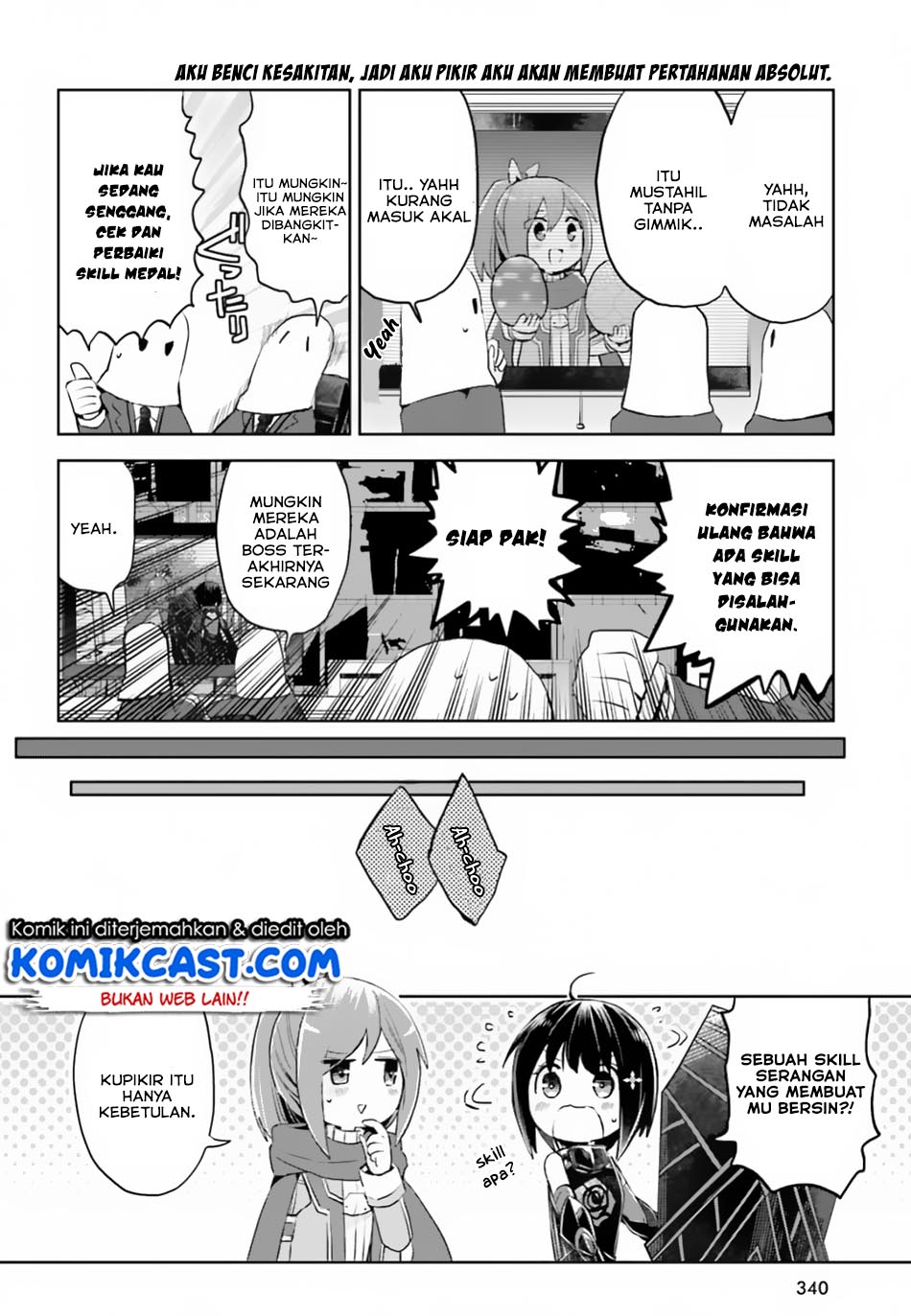 Itai no wa Iya nanode Bougyo-Ryoku ni Kyokufuri Shitai to Omoimasu Chapter 12.1 Bahasa Indonesia