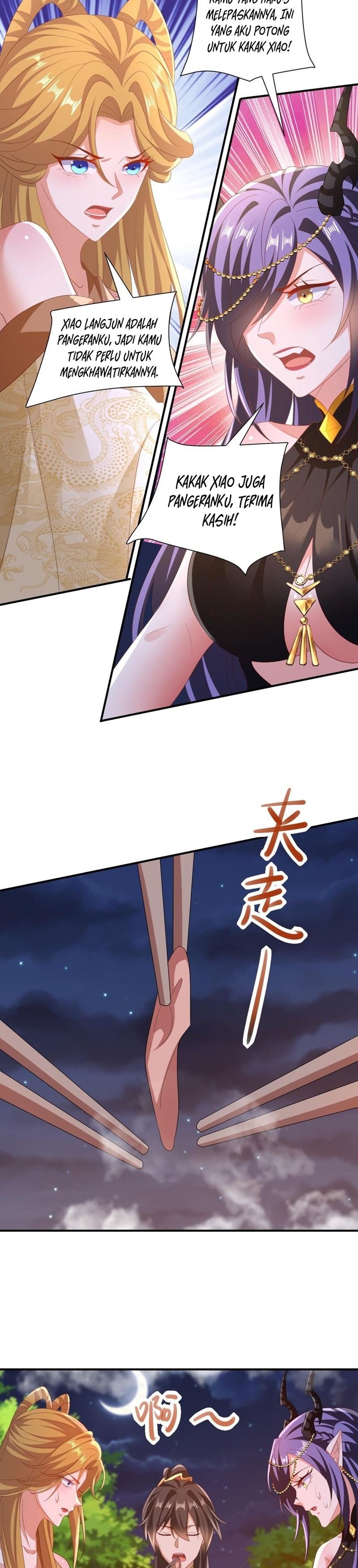 It’s Over! The Queen’s Soft Rice Husband is Actually Invincible Chapter 154 Bahasa Indonesia