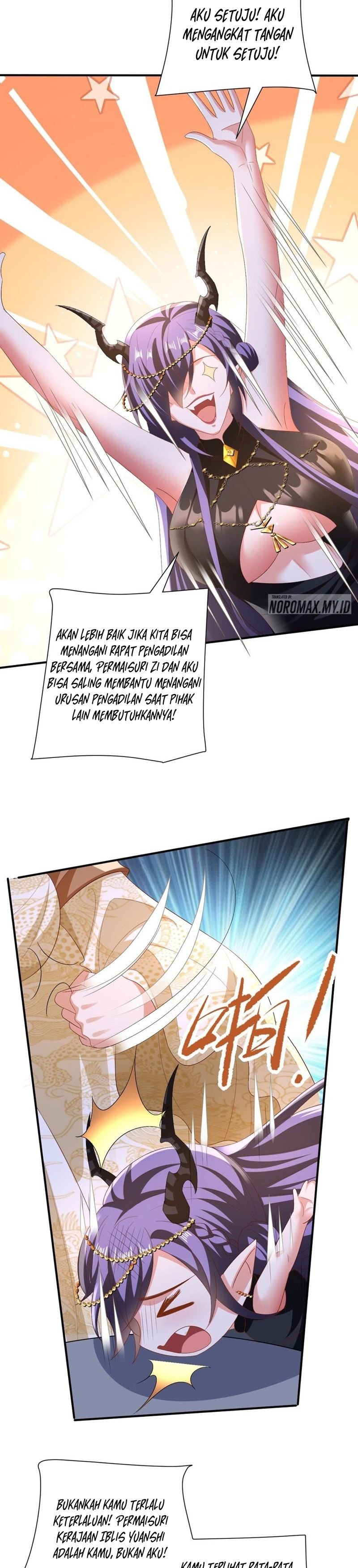 It’s Over! The Queen’s Soft Rice Husband is Actually Invincible Chapter 154 Bahasa Indonesia