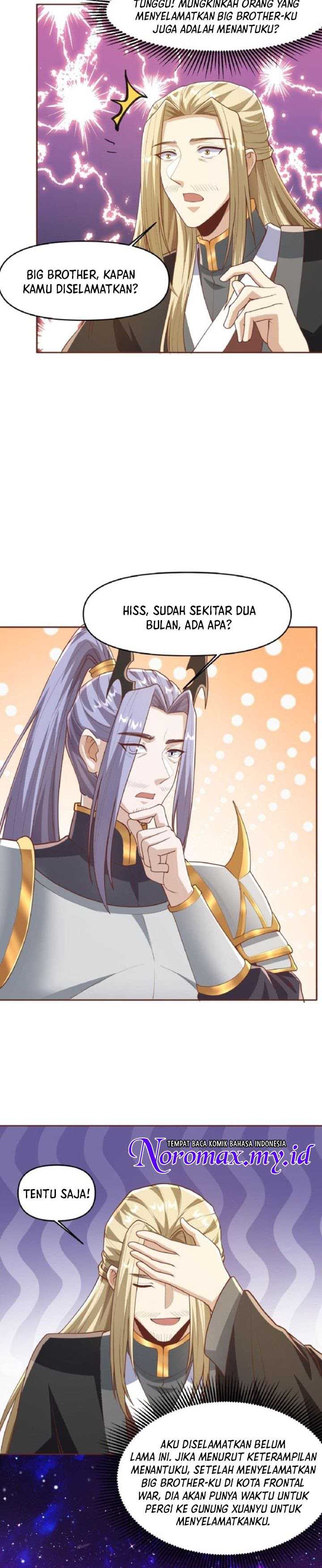 It’s Over! The Queen’s Soft Rice Husband is Actually Invincible Chapter 286 Bahasa Indonesia