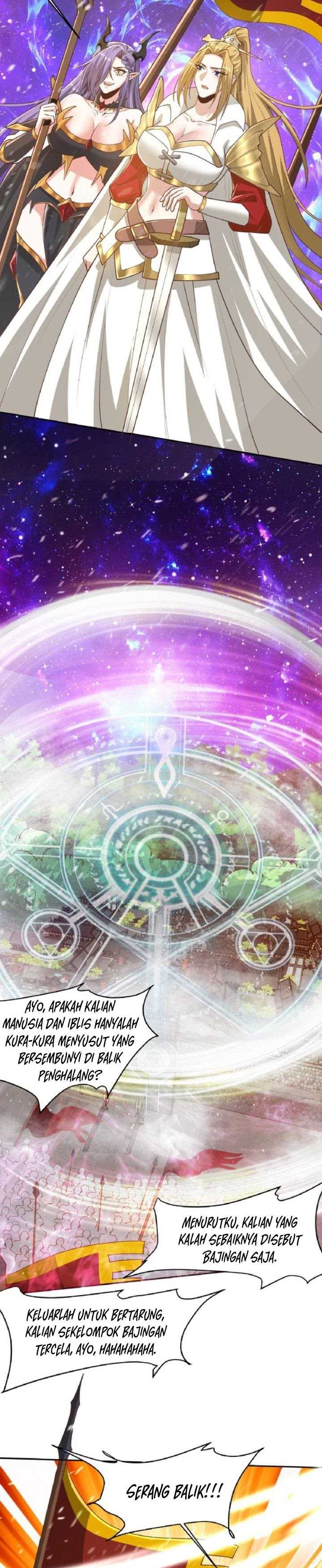 It’s Over! The Queen’s Soft Rice Husband is Actually Invincible Chapter 286 Bahasa Indonesia