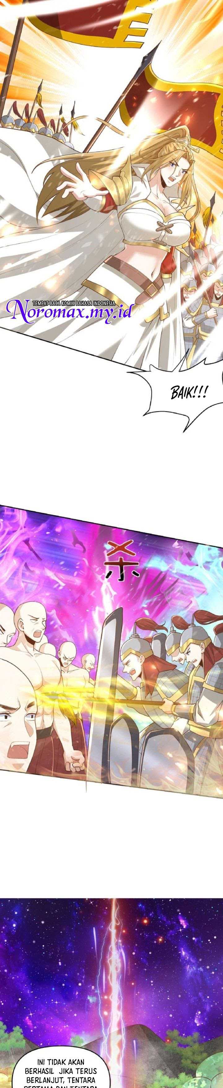 It’s Over! The Queen’s Soft Rice Husband is Actually Invincible Chapter 286 Bahasa Indonesia