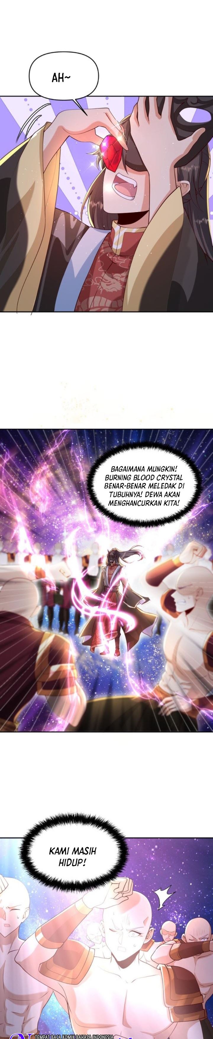 It’s Over! The Queen’s Soft Rice Husband is Actually Invincible Chapter 294 Bahasa Indonesia