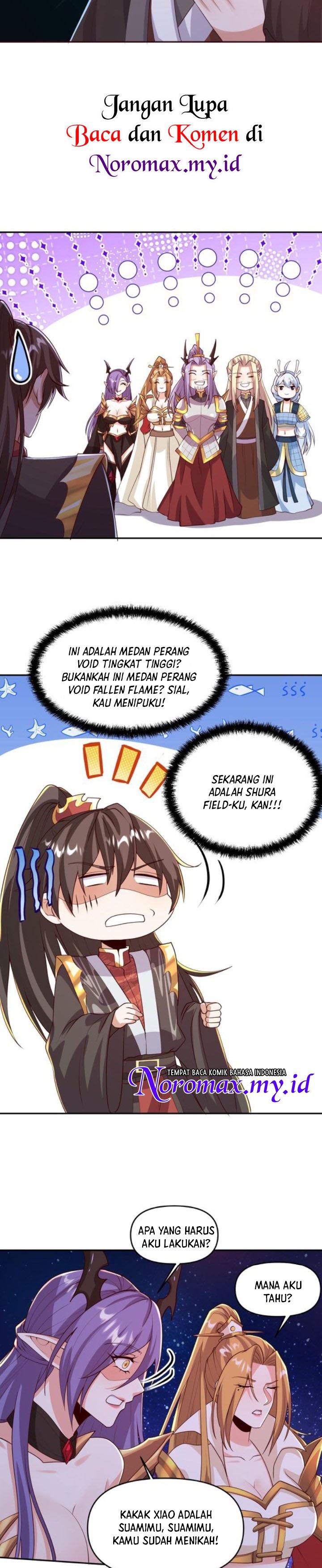 It’s Over! The Queen’s Soft Rice Husband is Actually Invincible Chapter 294 Bahasa Indonesia