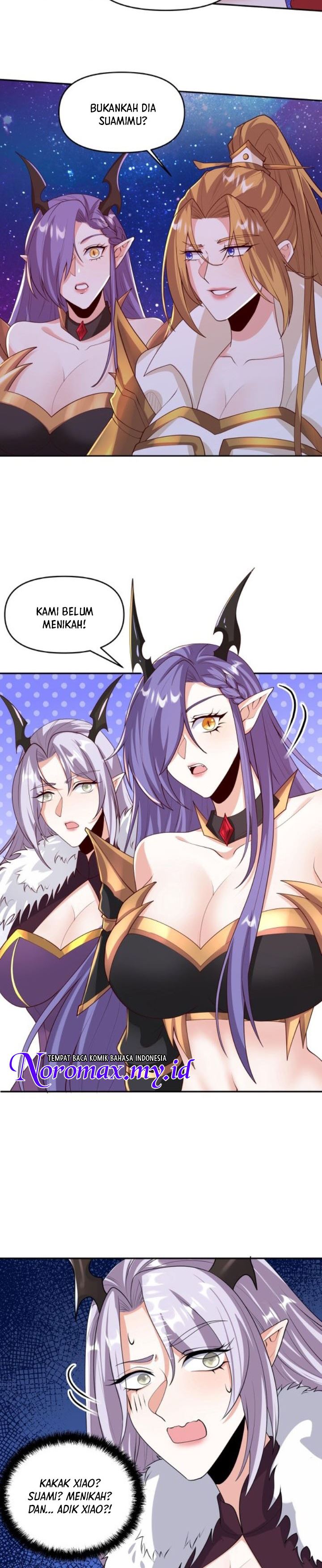 It’s Over! The Queen’s Soft Rice Husband is Actually Invincible Chapter 294 Bahasa Indonesia