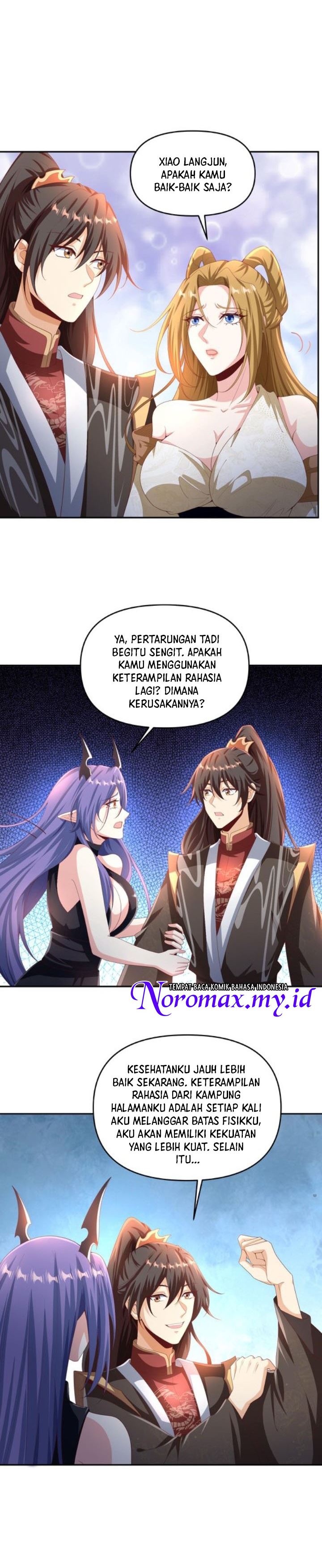 It’s Over! The Queen’s Soft Rice Husband is Actually Invincible Chapter 296 Bahasa Indonesia