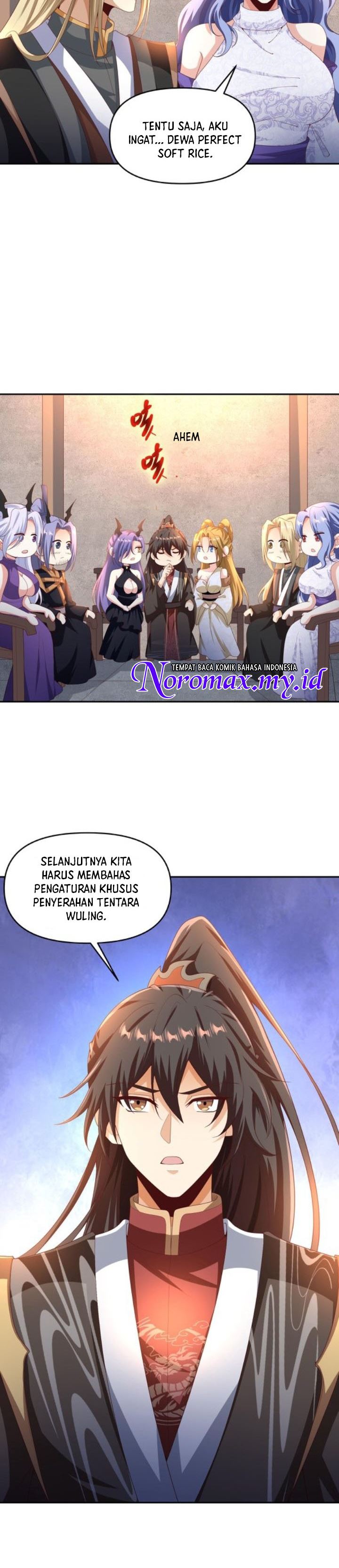 It’s Over! The Queen’s Soft Rice Husband is Actually Invincible Chapter 296 Bahasa Indonesia