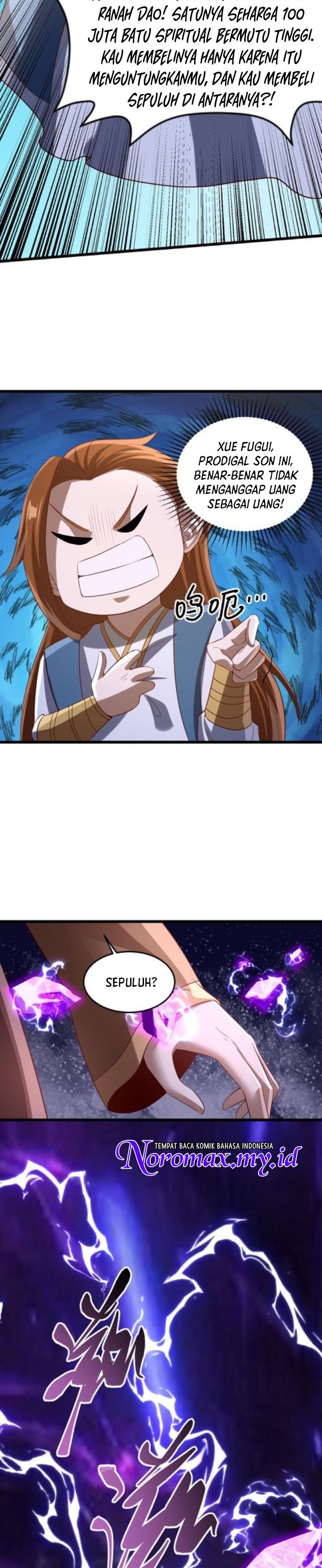 It’s Over! The Queen’s Soft Rice Husband is Actually Invincible Chapter 313 Bahasa Indonesia