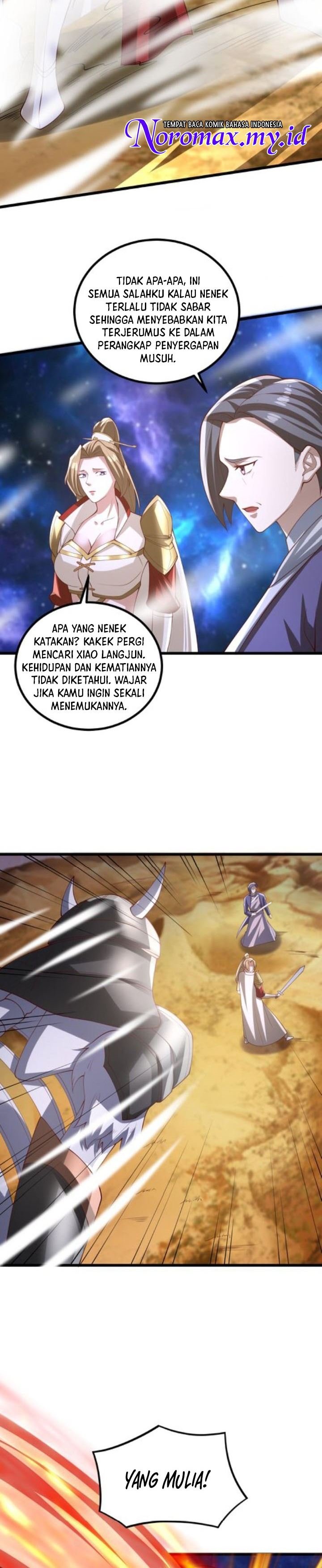 It’s Over! The Queen’s Soft Rice Husband is Actually Invincible Chapter 343 Bahasa Indonesia