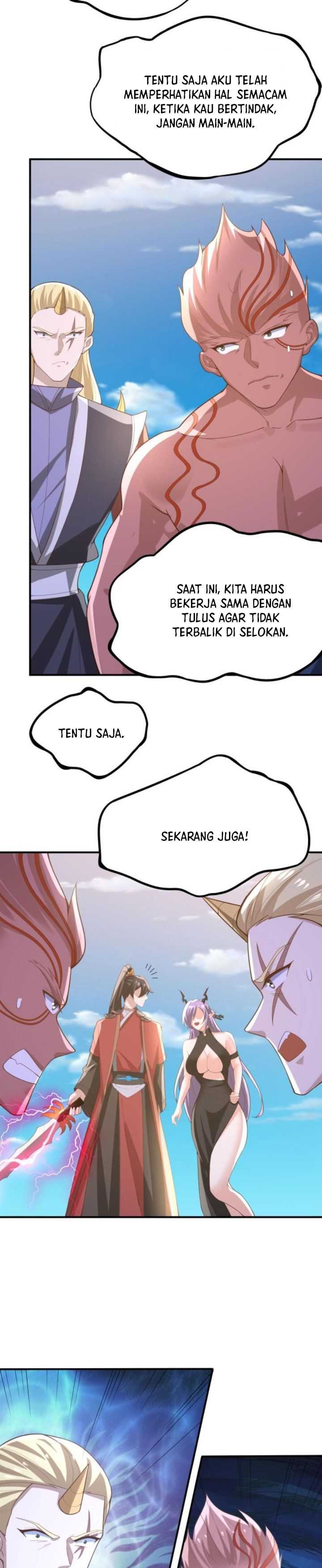 It’s Over! The Queen’s Soft Rice Husband is Actually Invincible Chapter 376 Bahasa Indonesia