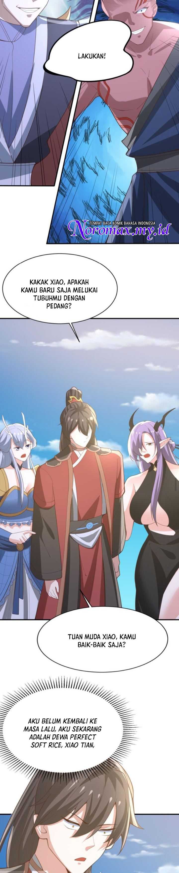 It’s Over! The Queen’s Soft Rice Husband is Actually Invincible Chapter 376 Bahasa Indonesia