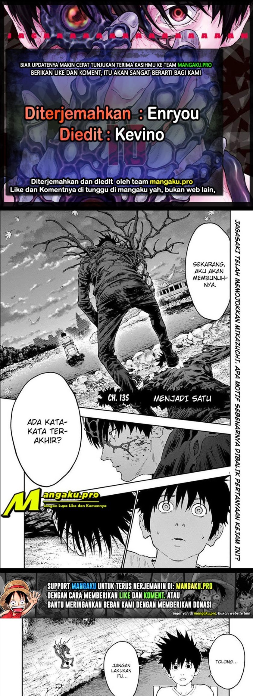 Jagaaaaaan Chapter 135 Bahasa Indonesia